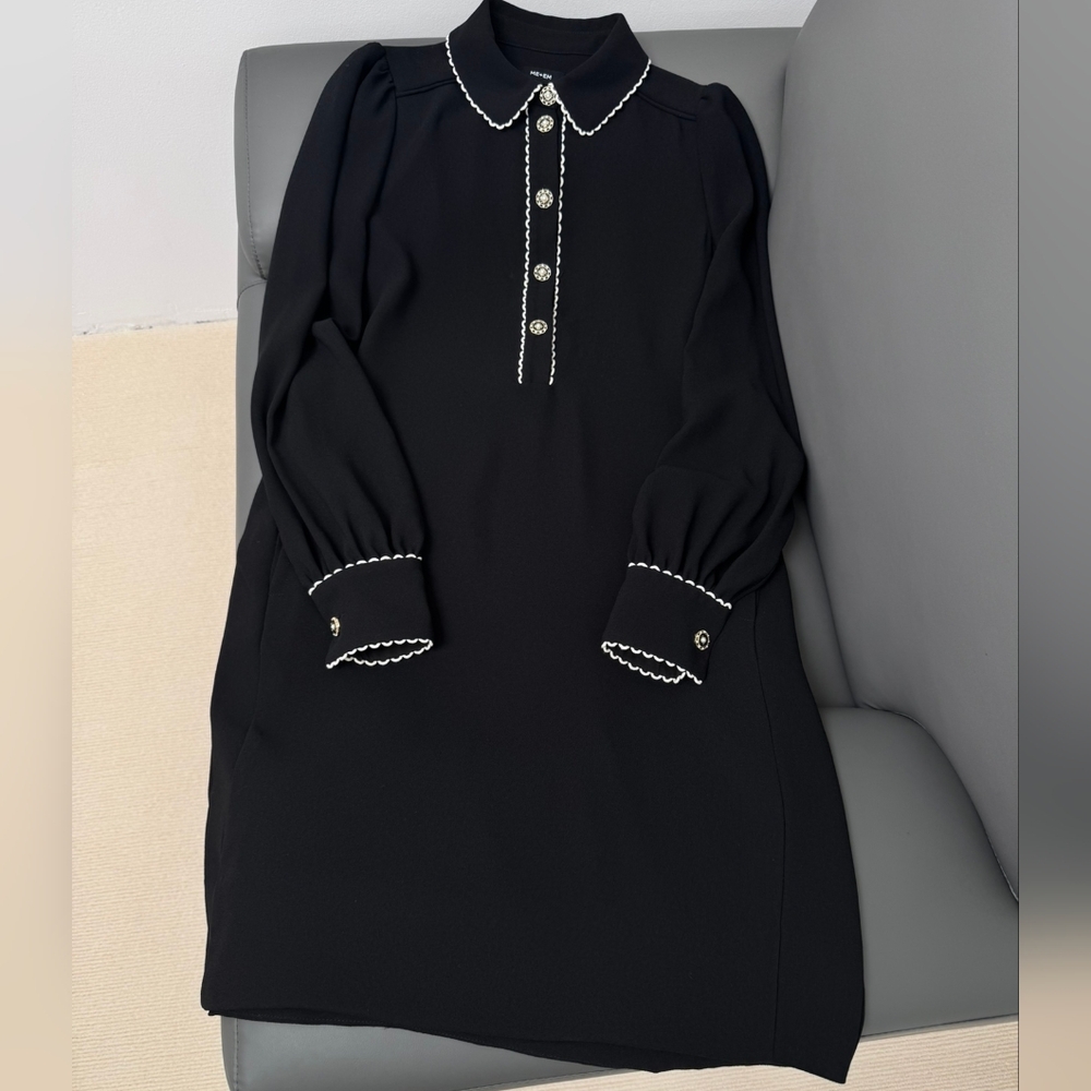 Me+Em Contrast Detail Shift Dress - Picture 5 of 9